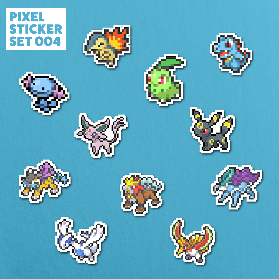 Pixel Sticker Set 004