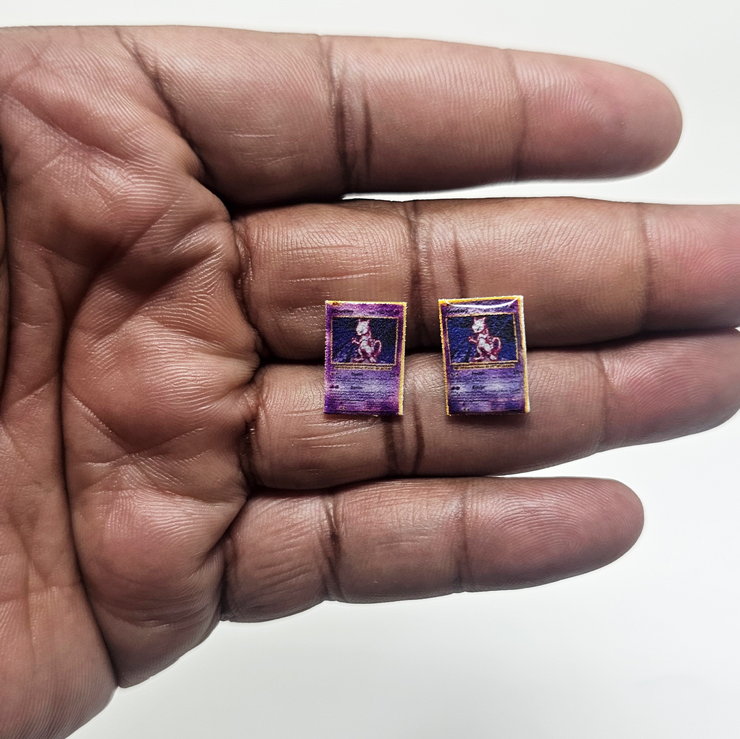 Pocket Monster Card Earrings