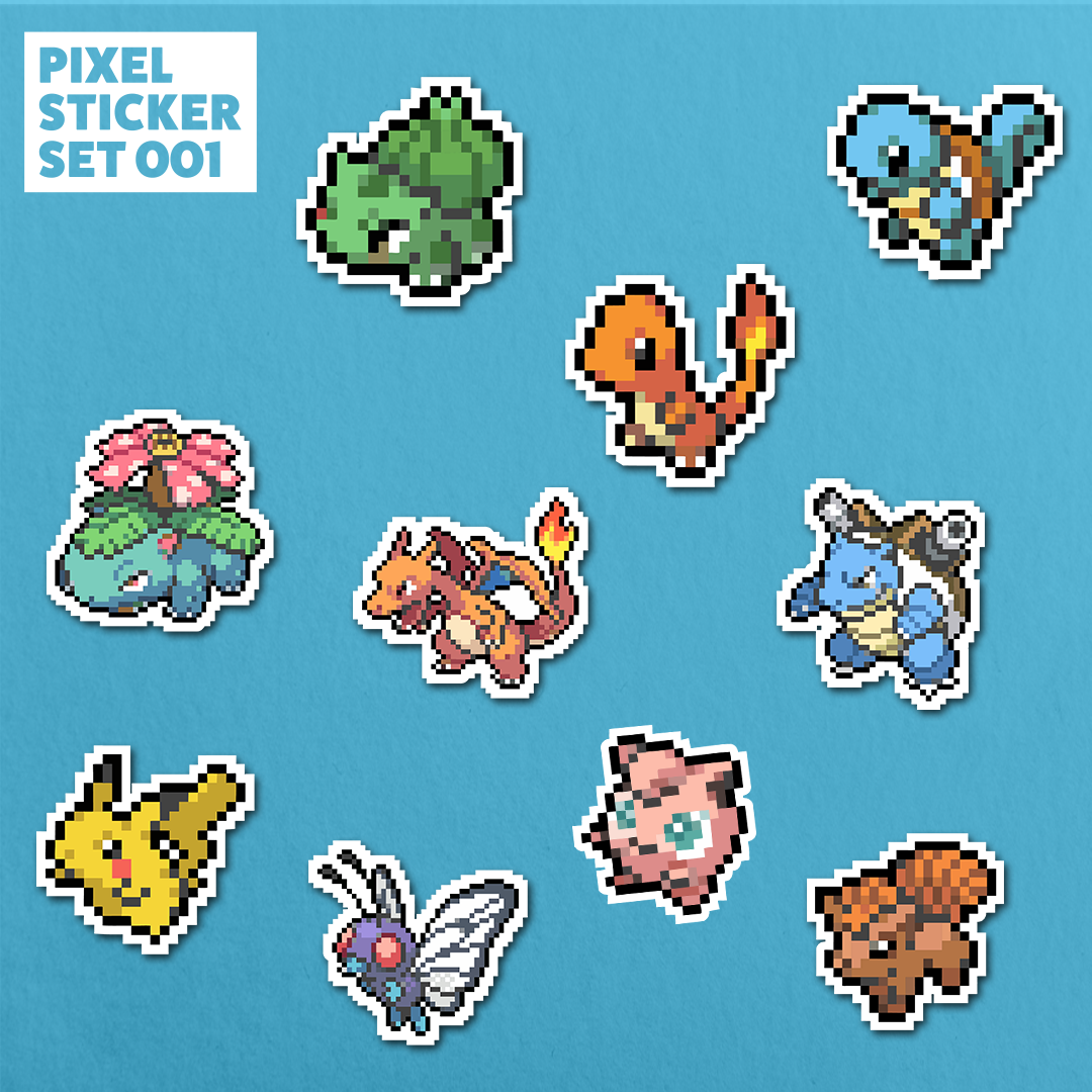 Pixel Sticker Set 001