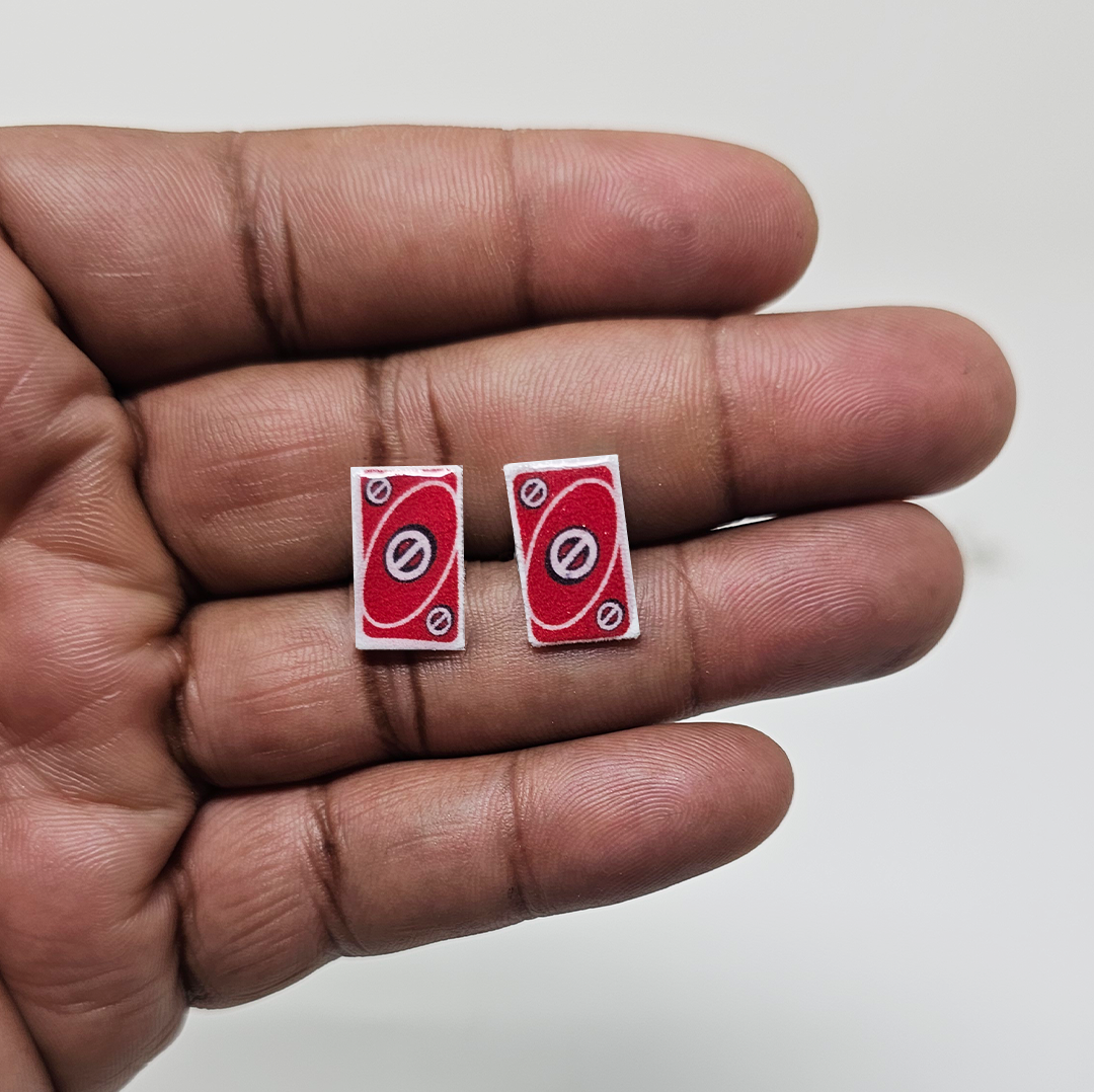 Playing Card Earrings