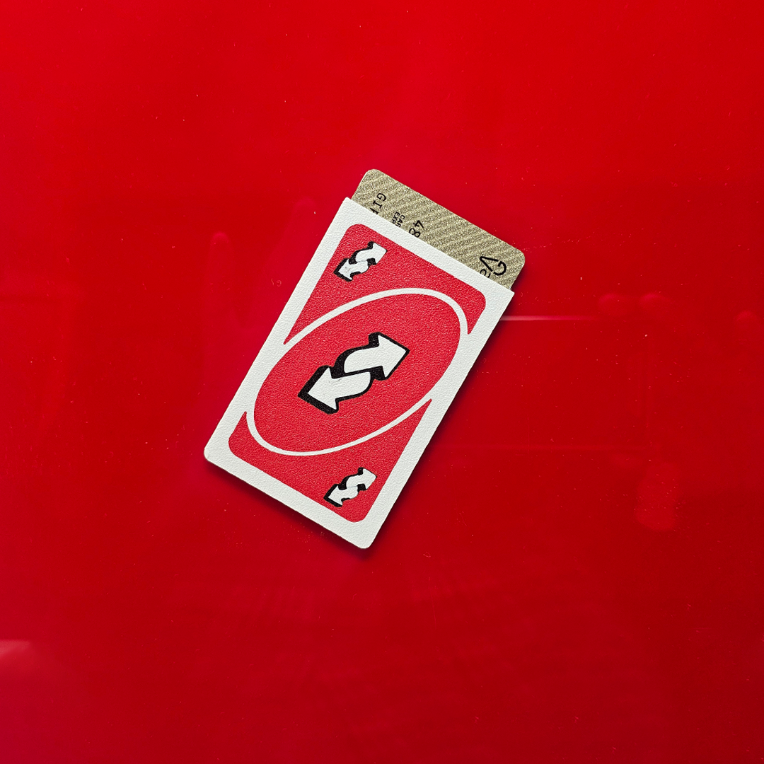 Reverse Credit Card Sleeve