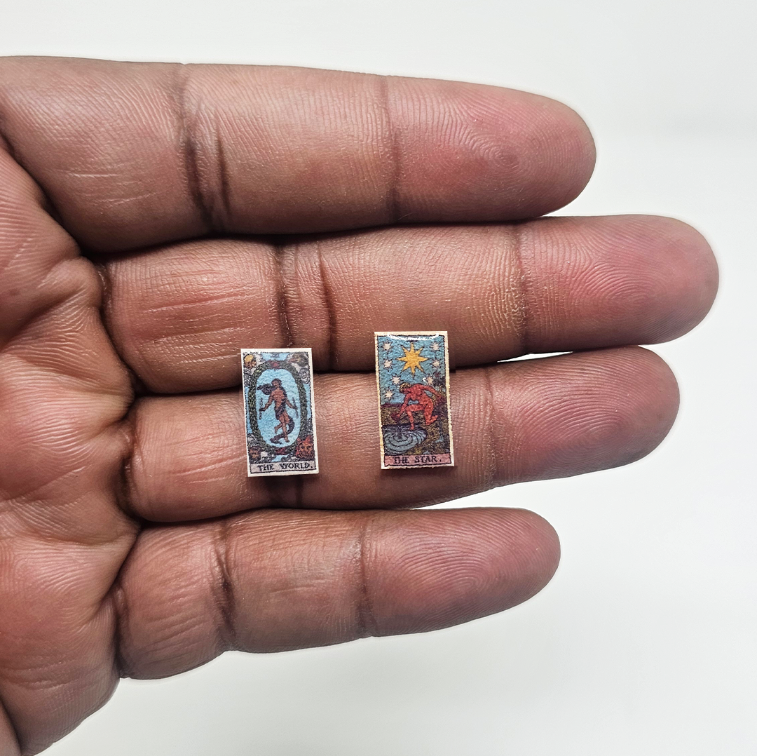 Tarrot Card  Earrings
