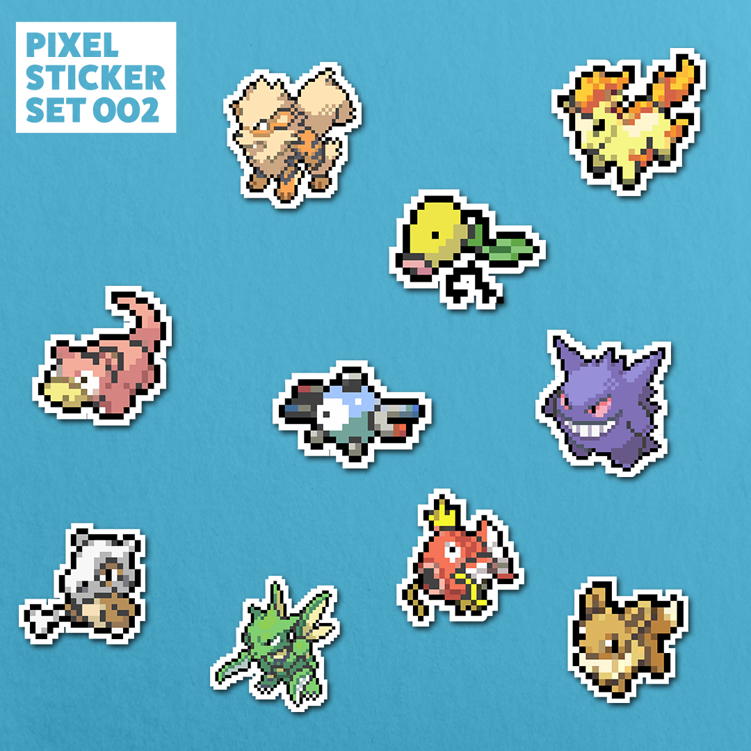 Pixel Sticker Set 002