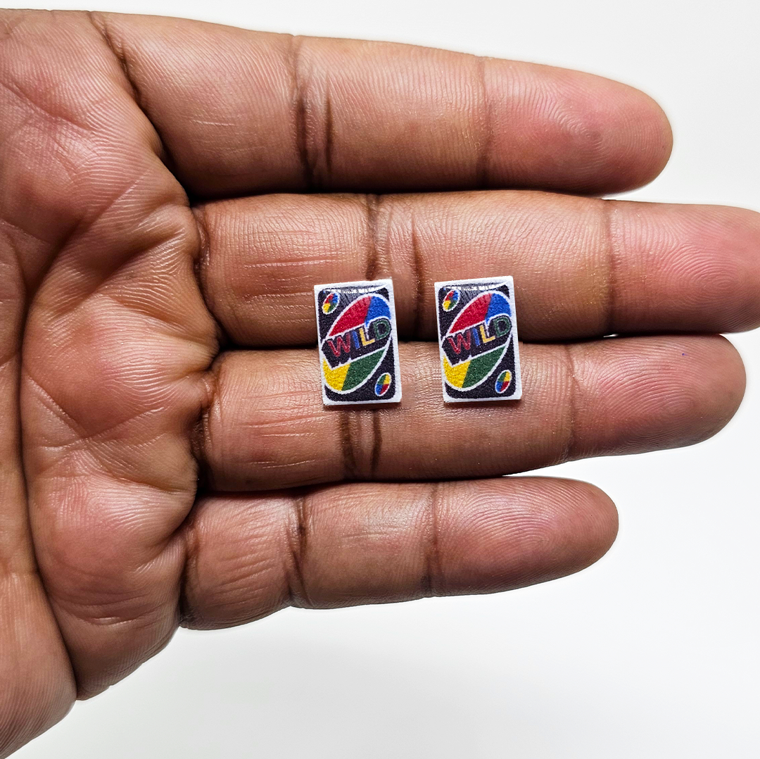 Playing Card Earrings