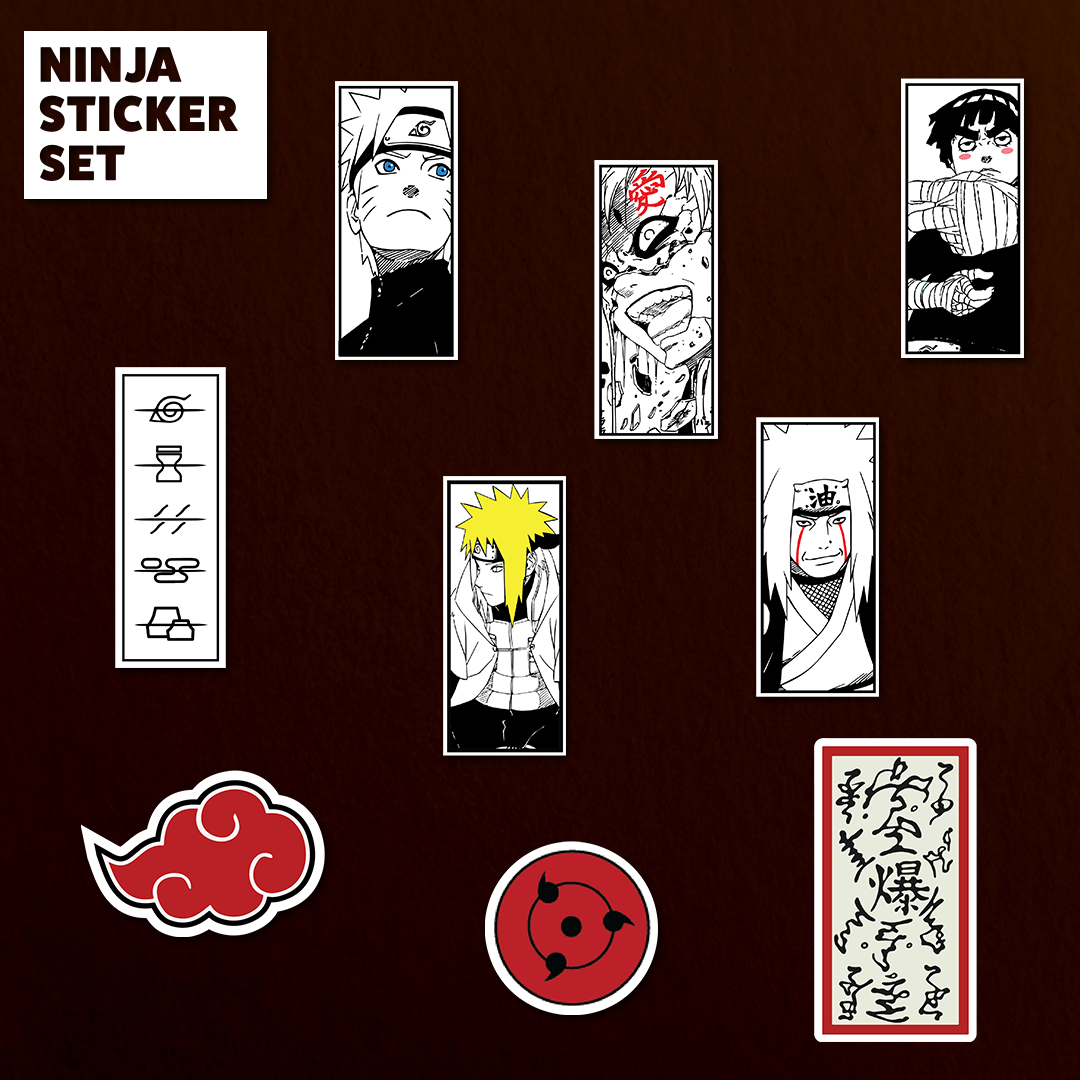 Ninja Sticker Set