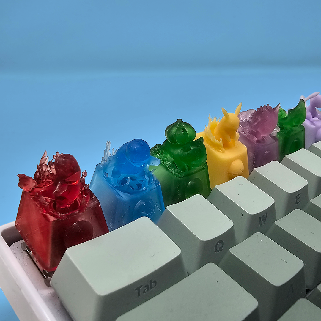 Pocket Monster Resin Keycap Set