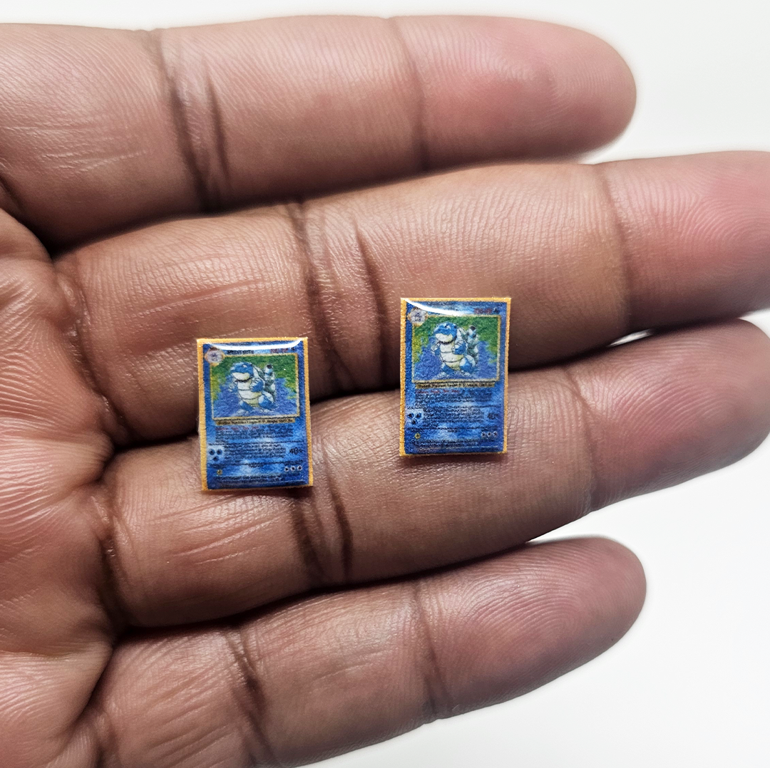 Pocket Monster Card Earrings