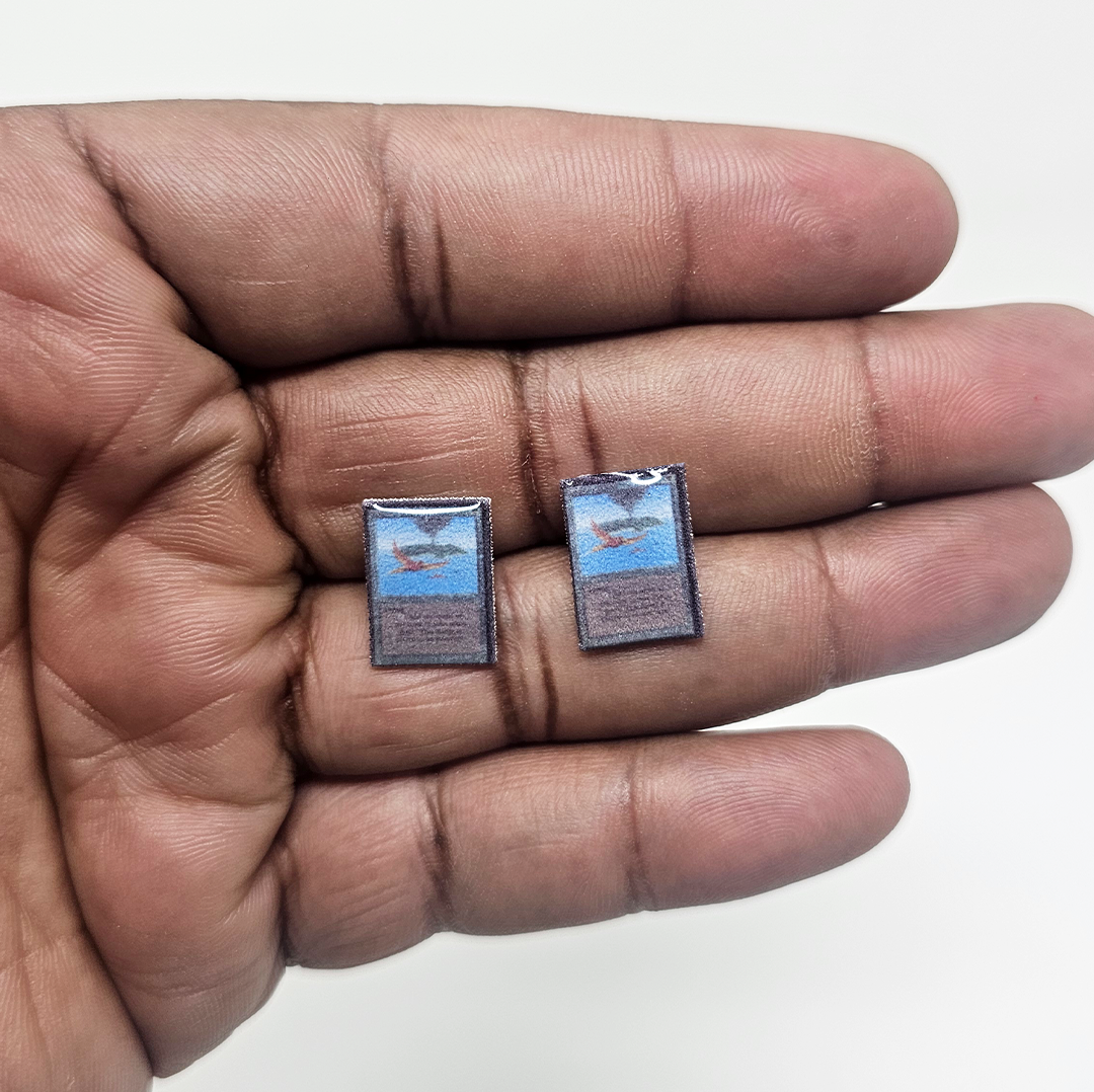 Magic Card  Earrings