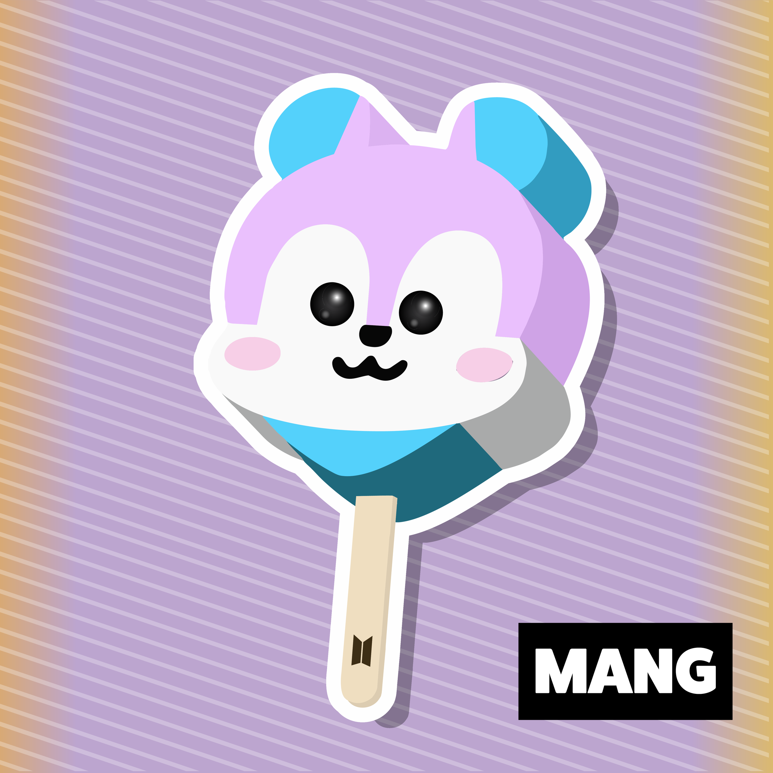 Kpop Army Popsicle Sticker