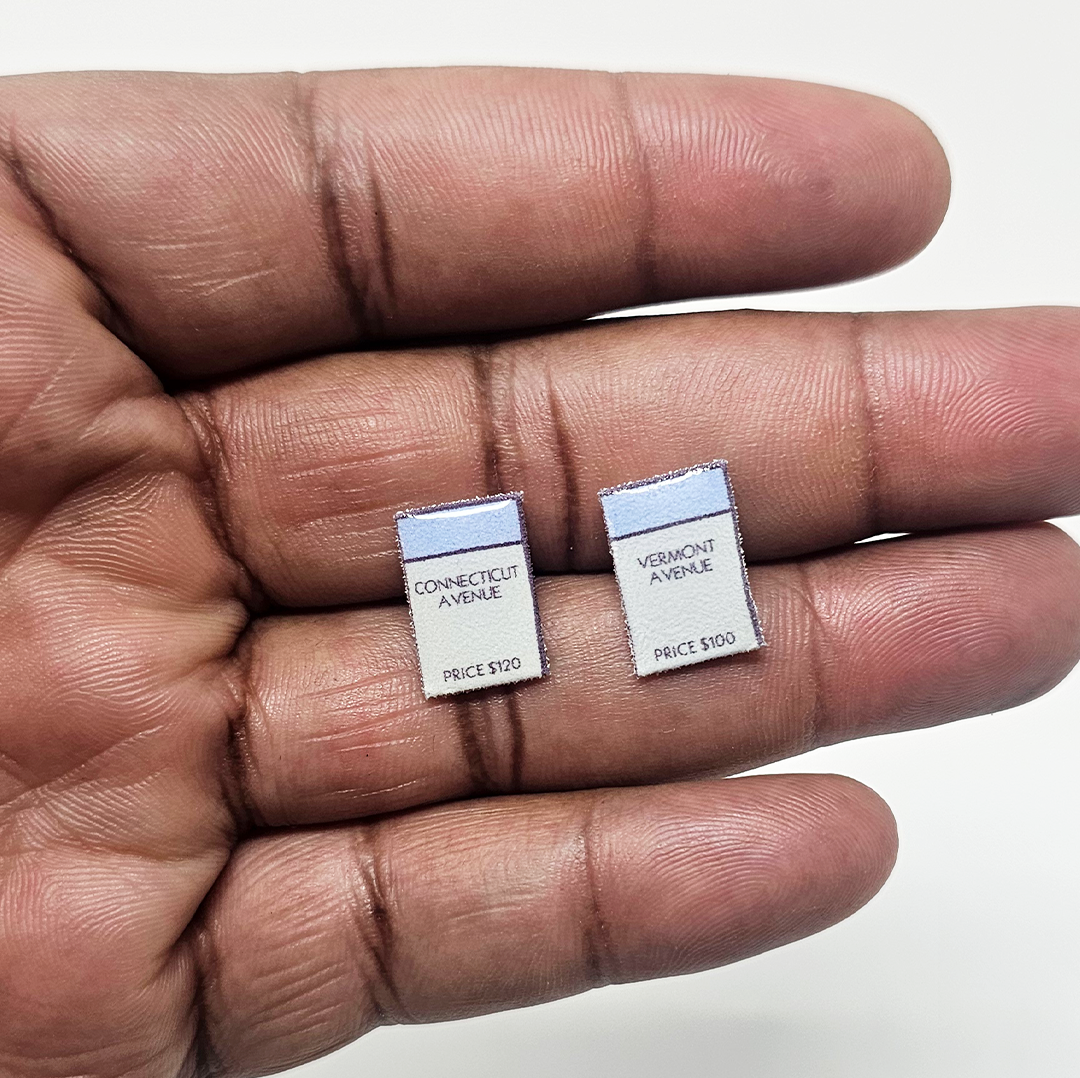 Property Card Earrings