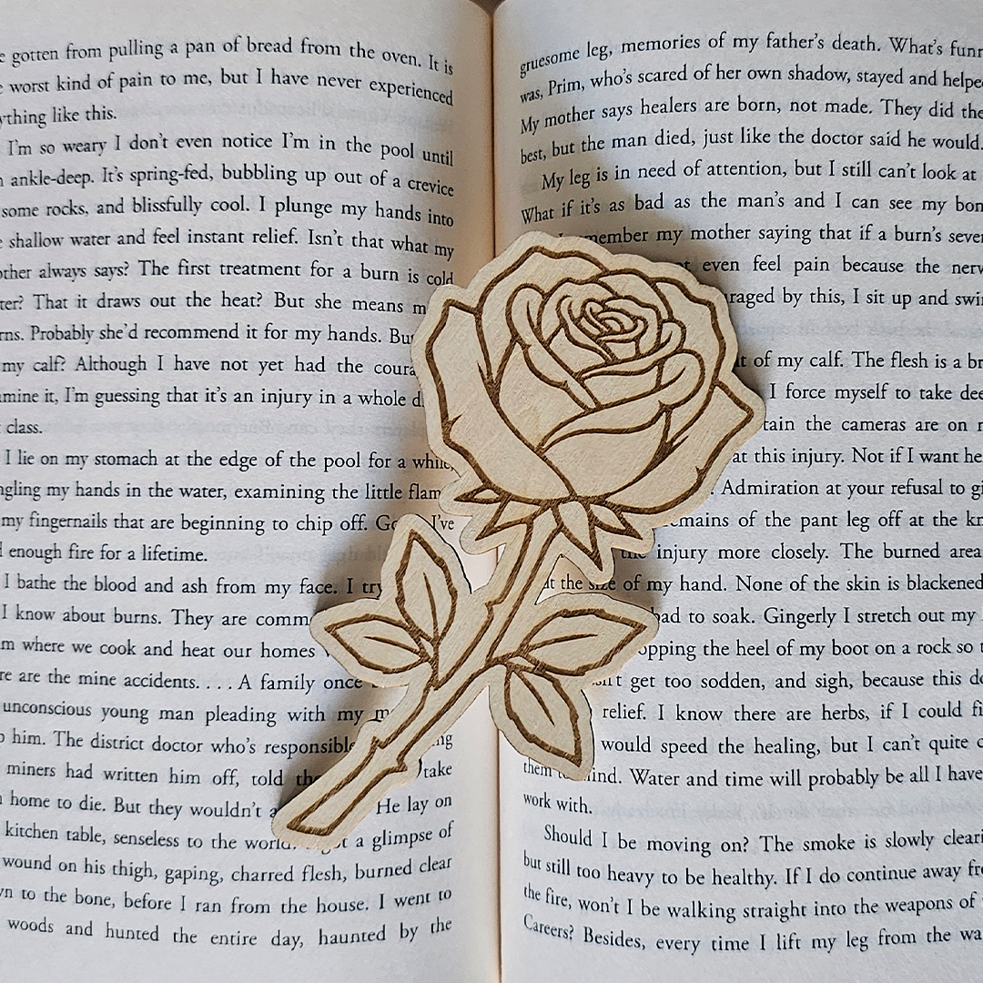 Flower Bookmarks (Wood)