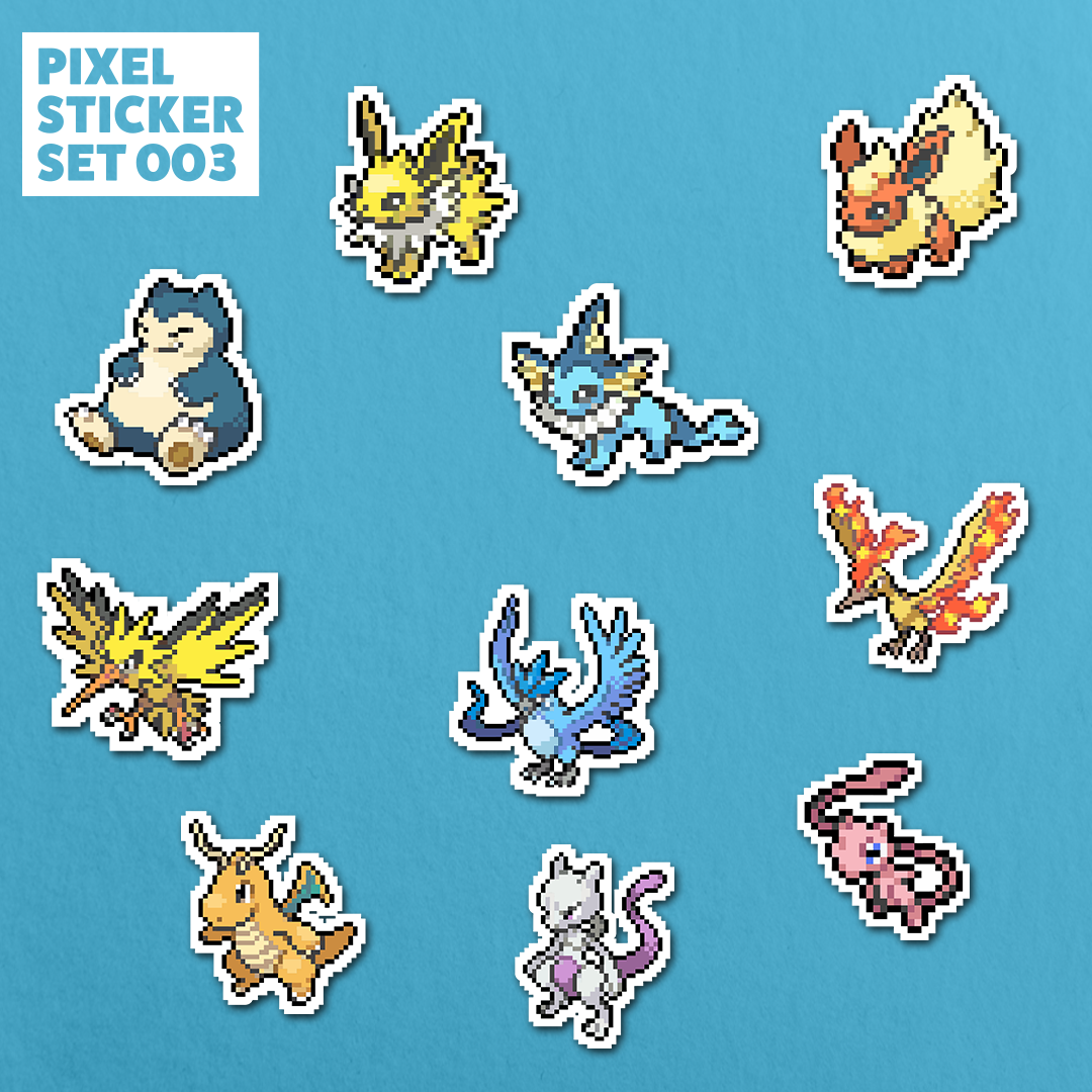Pixel Sticker Set 003