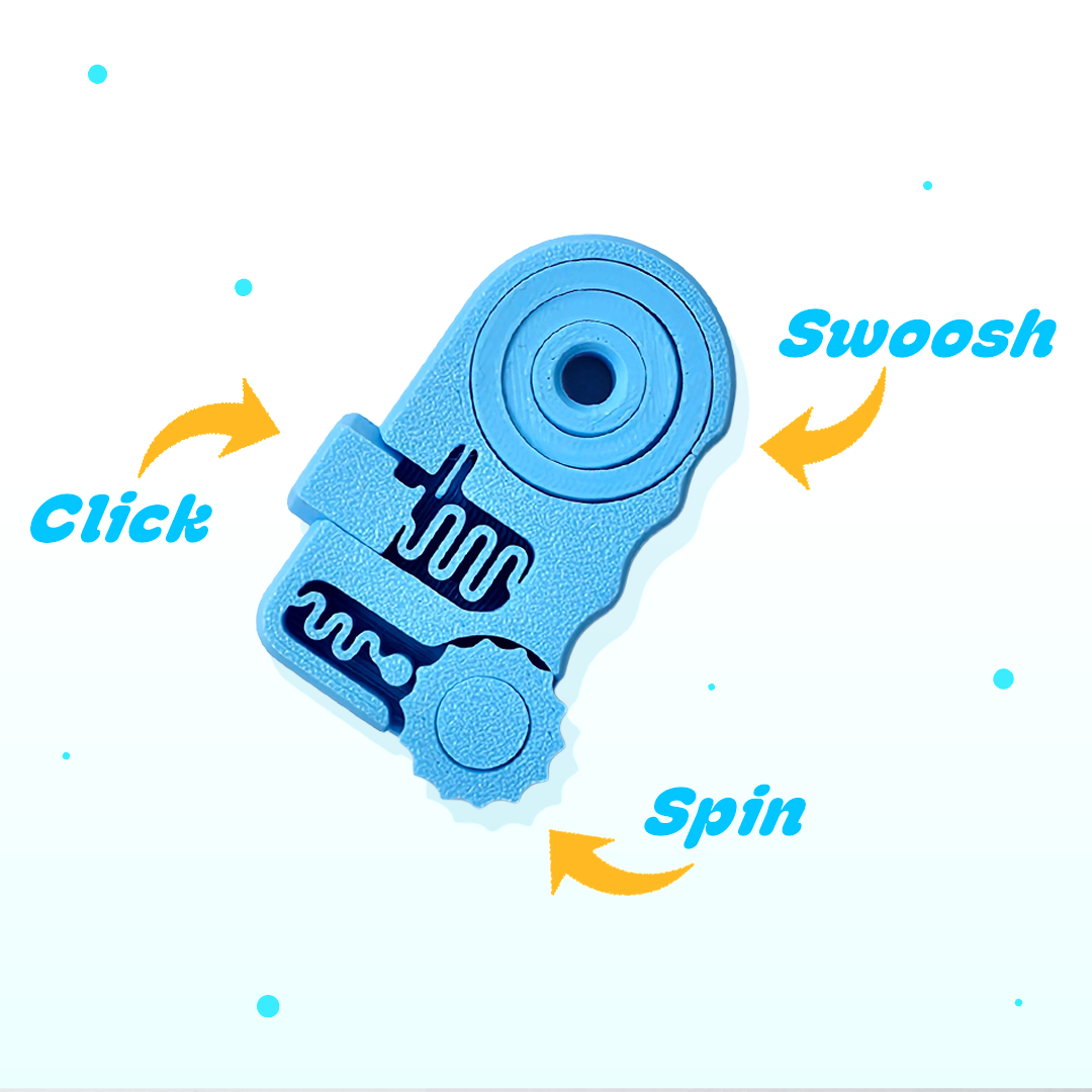 Click Swoosh Swizzle Fidget