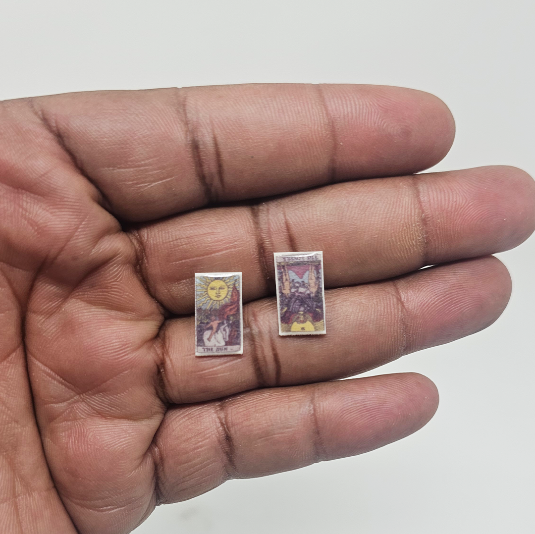Tarrot Card  Earrings