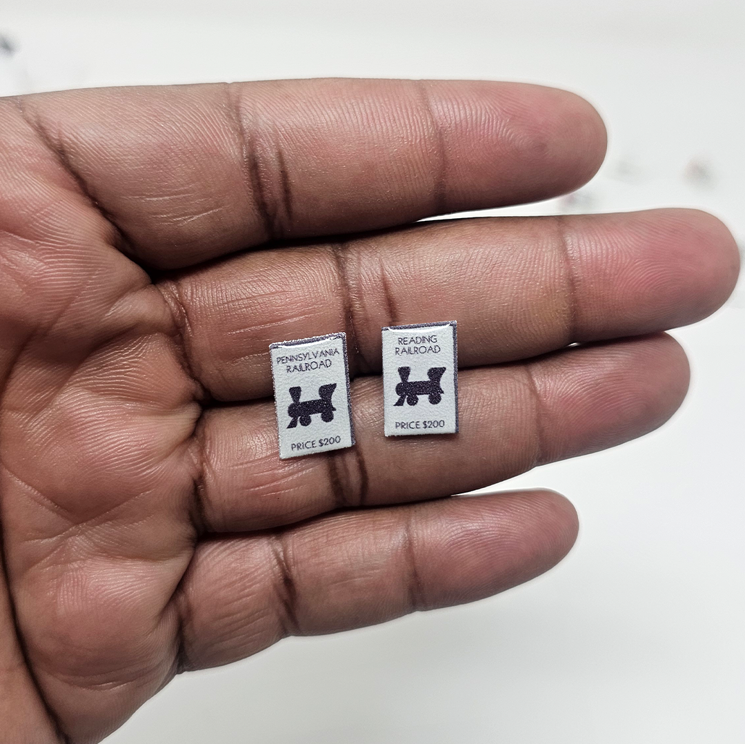 Property Card Earrings