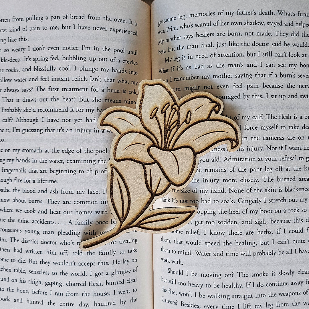 Flower Bookmarks (Wood)