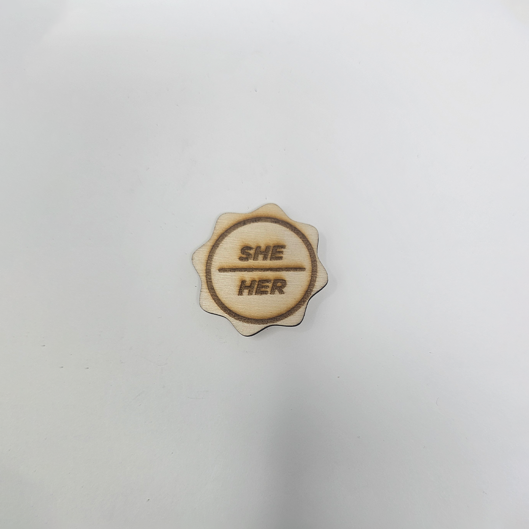 Pronoun Pin Set