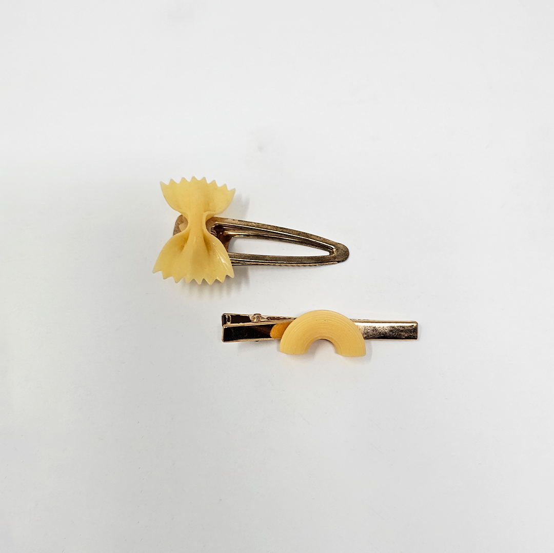 Pasta Hair Clips