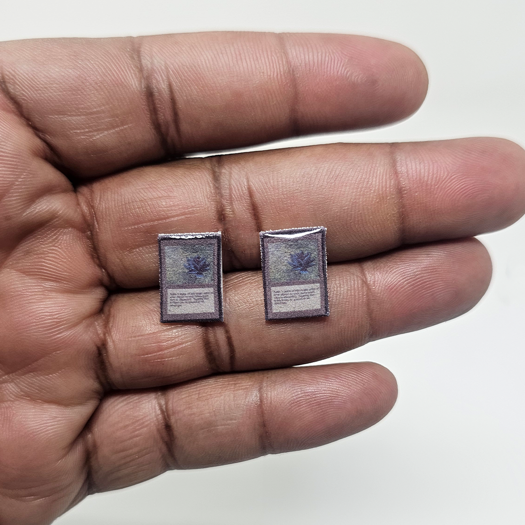 Magic Card  Earrings