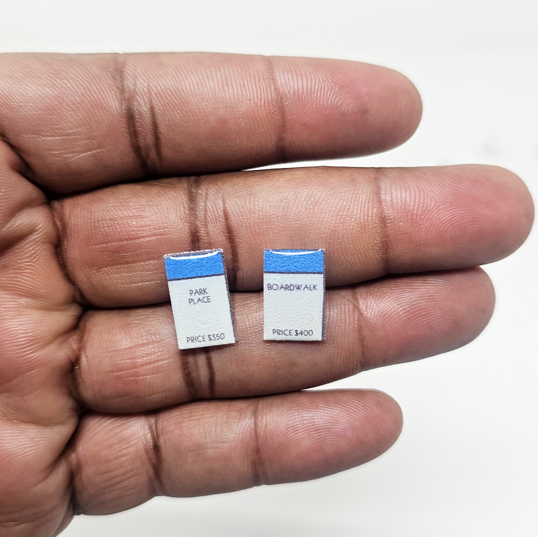 Property Card Earrings