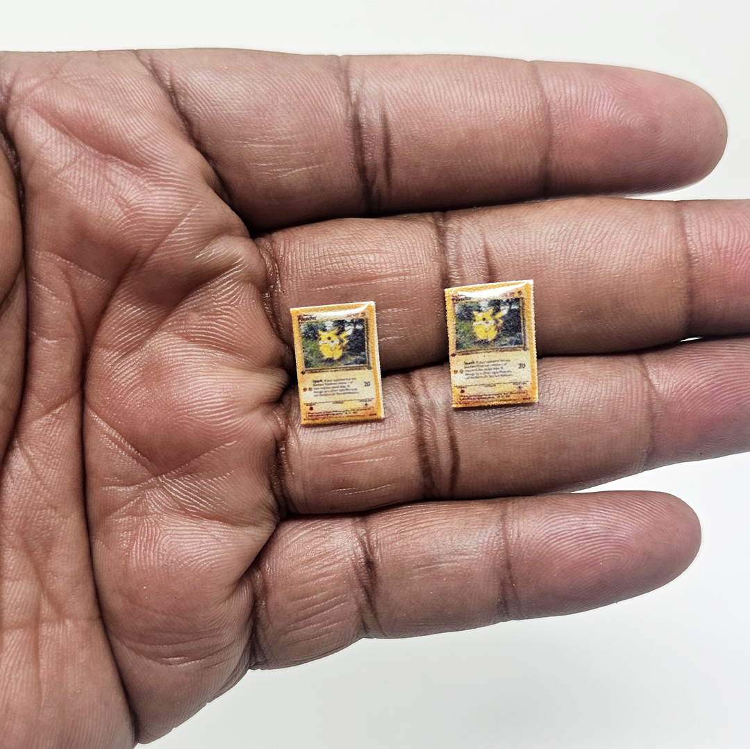 Pocket Monster Card Earrings