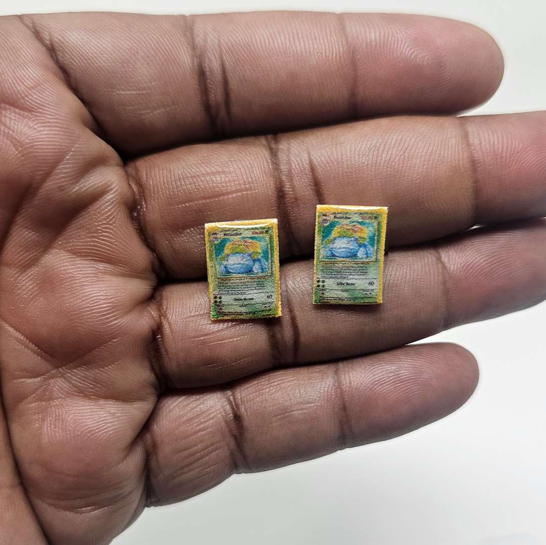 Pocket Monster Card Earrings