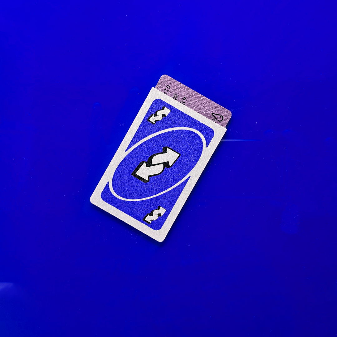Reverse Credit Card Sleeve