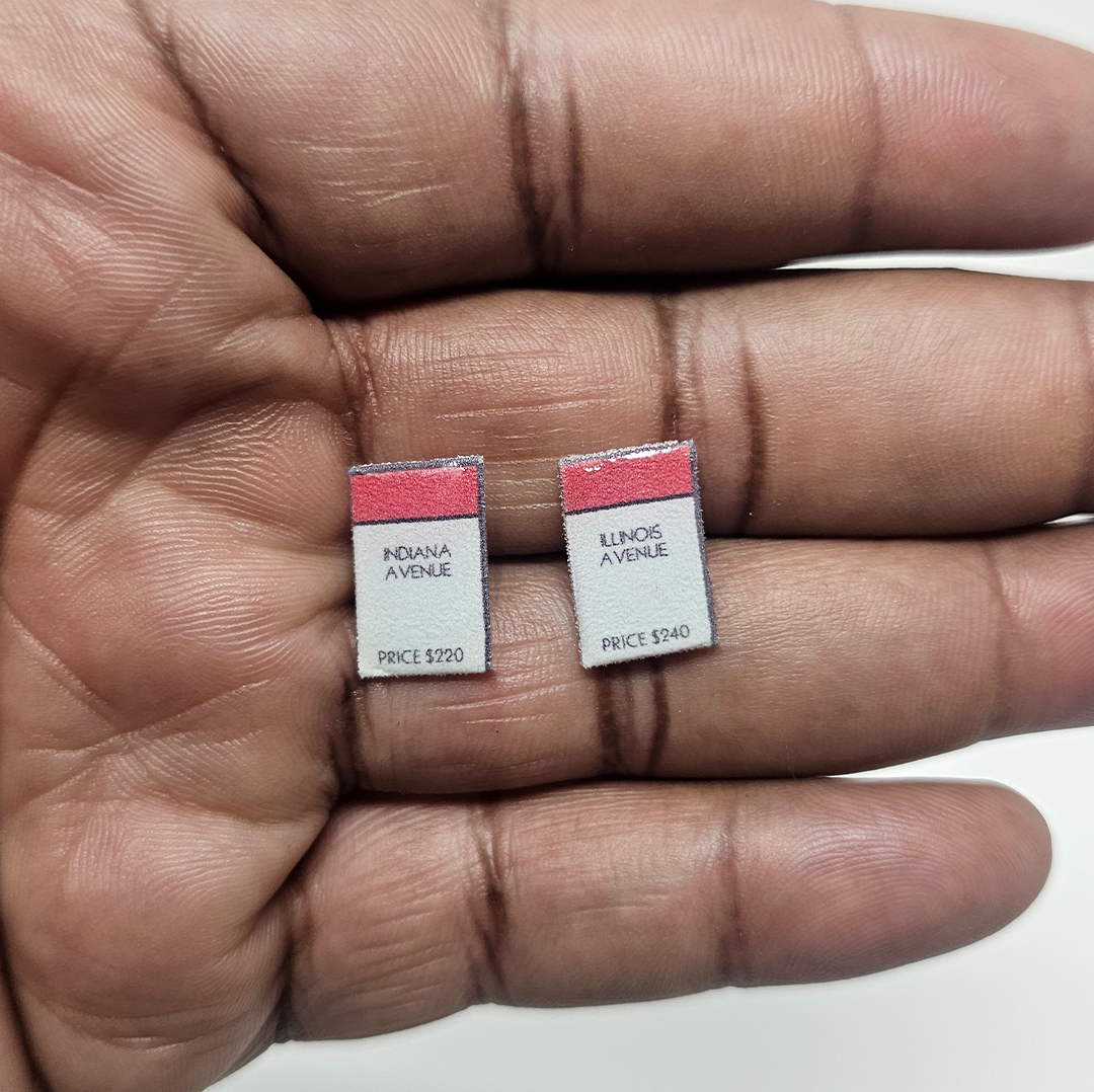 Property Card Earrings