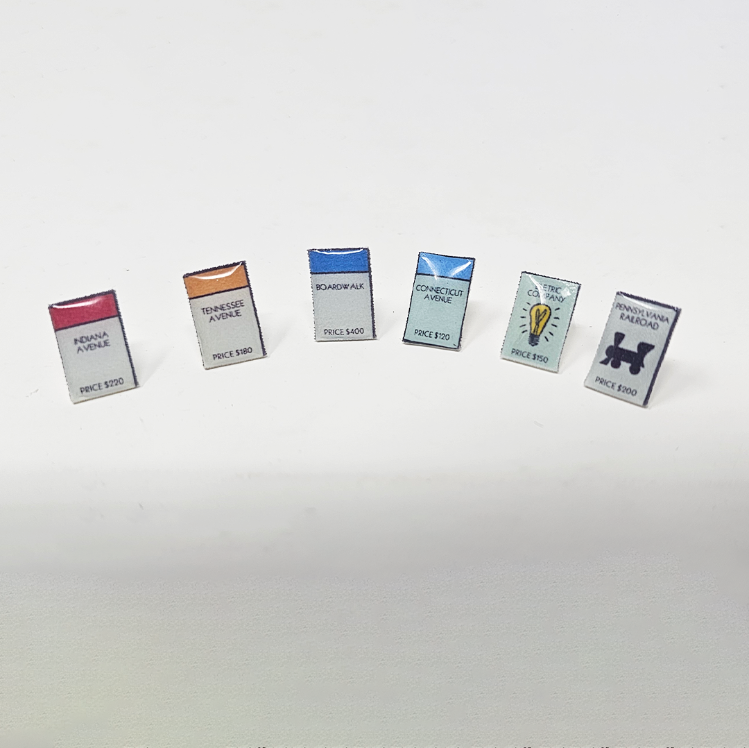 Property Card Earrings