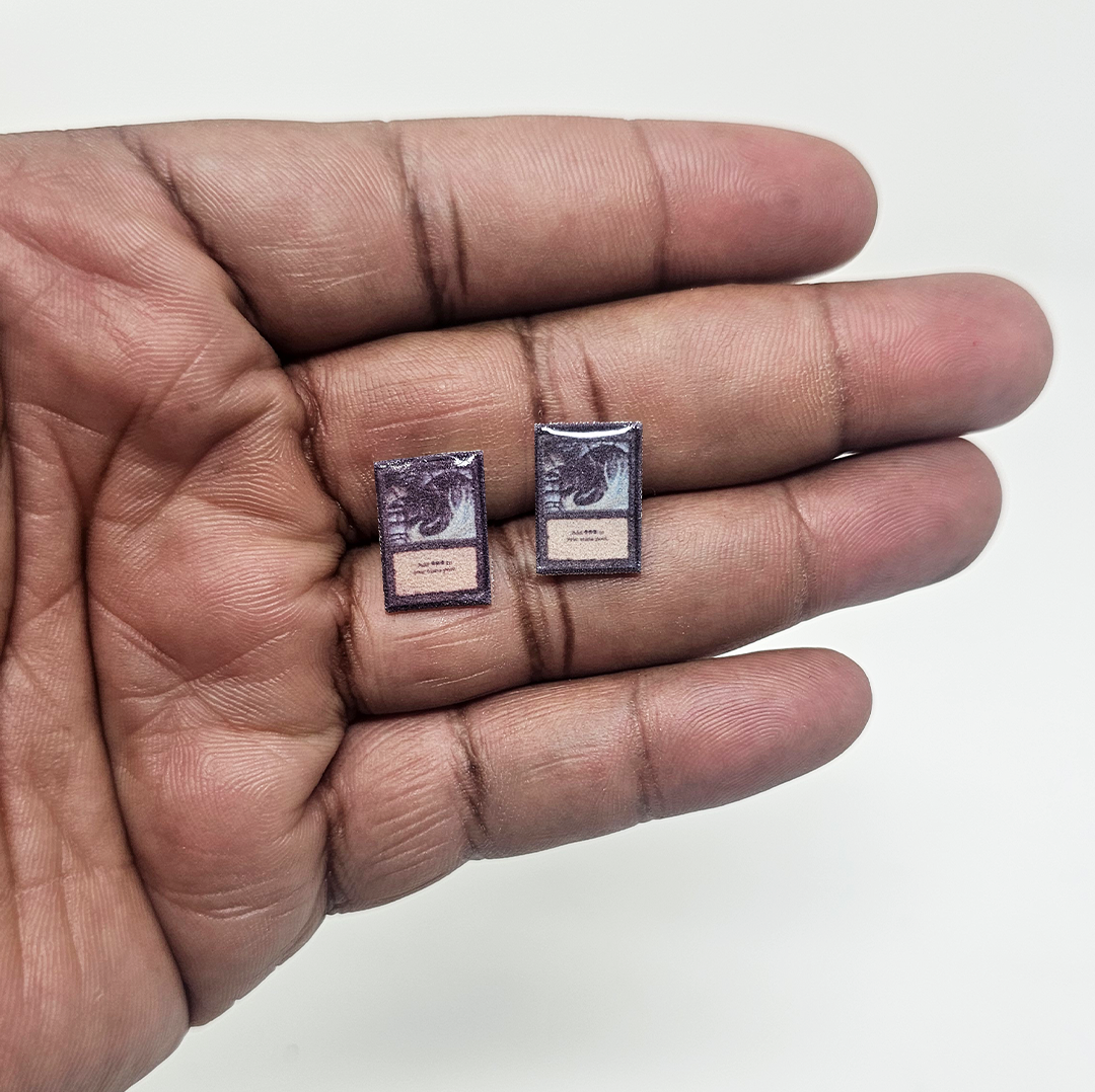 Magic Card  Earrings