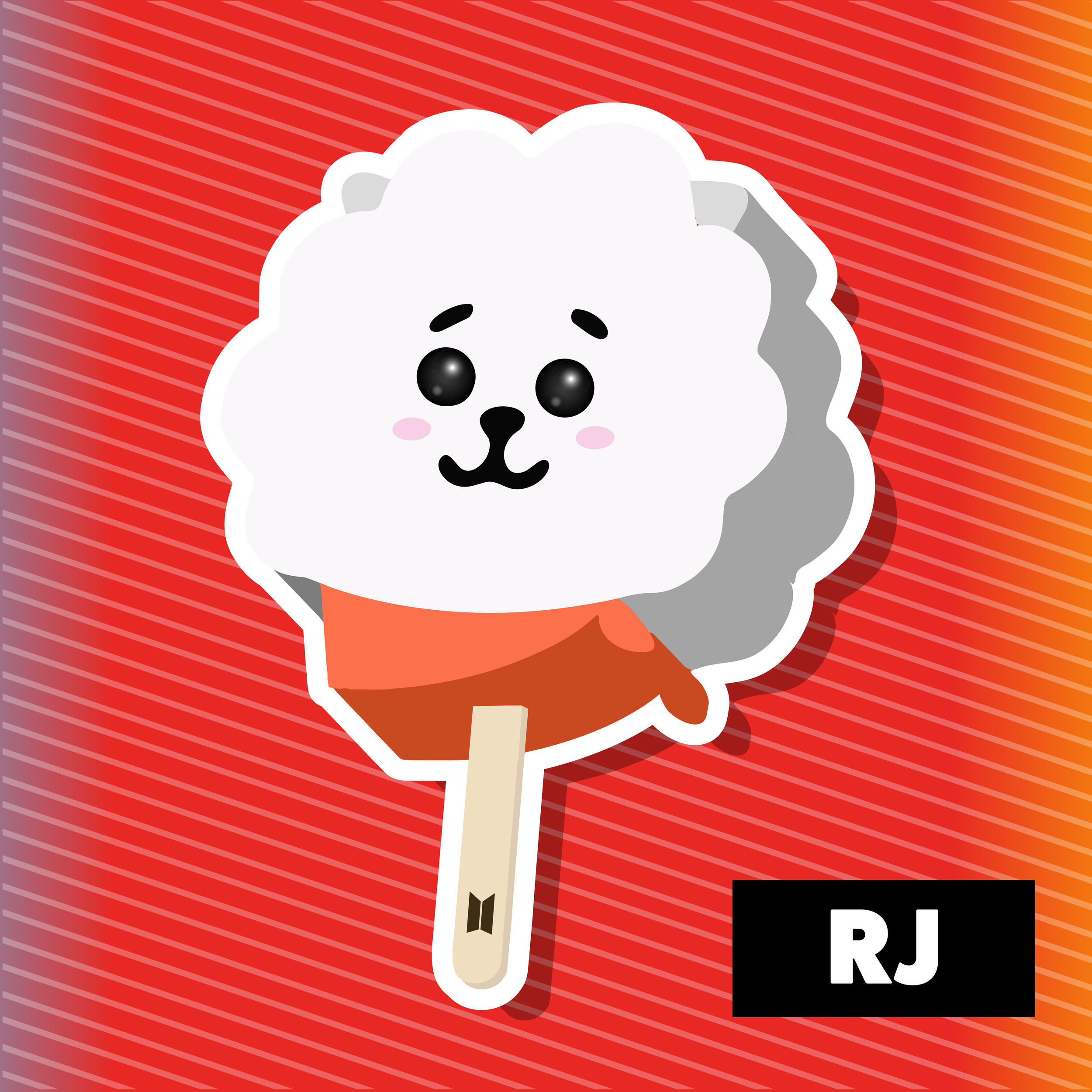 Kpop Army Popsicle Sticker