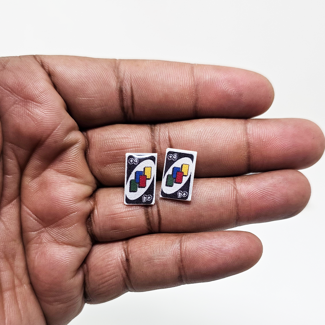 Playing Card Earrings