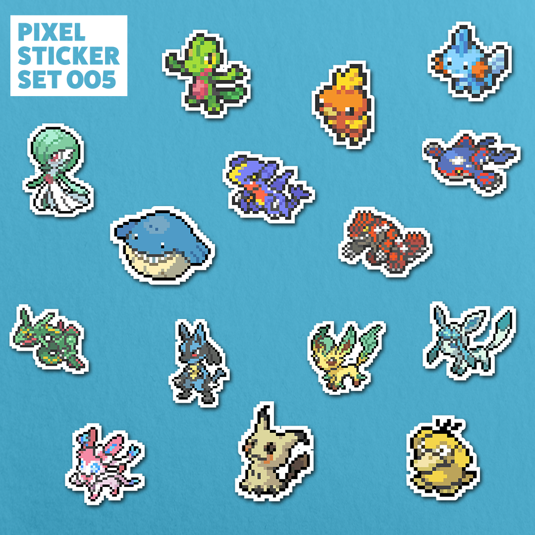 Pixel Sticker Set 005