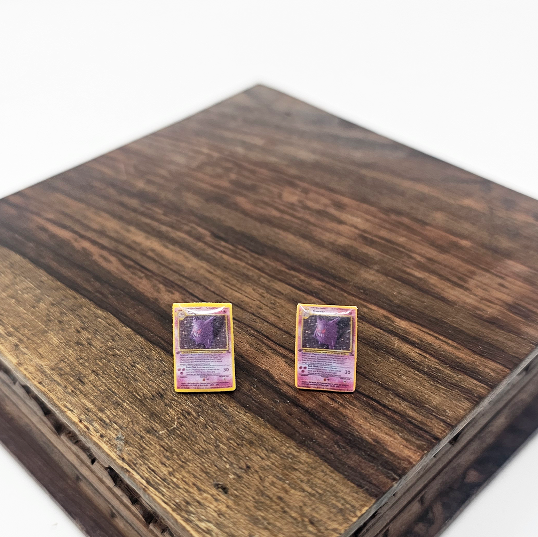 Pocket Monster Card Earrings