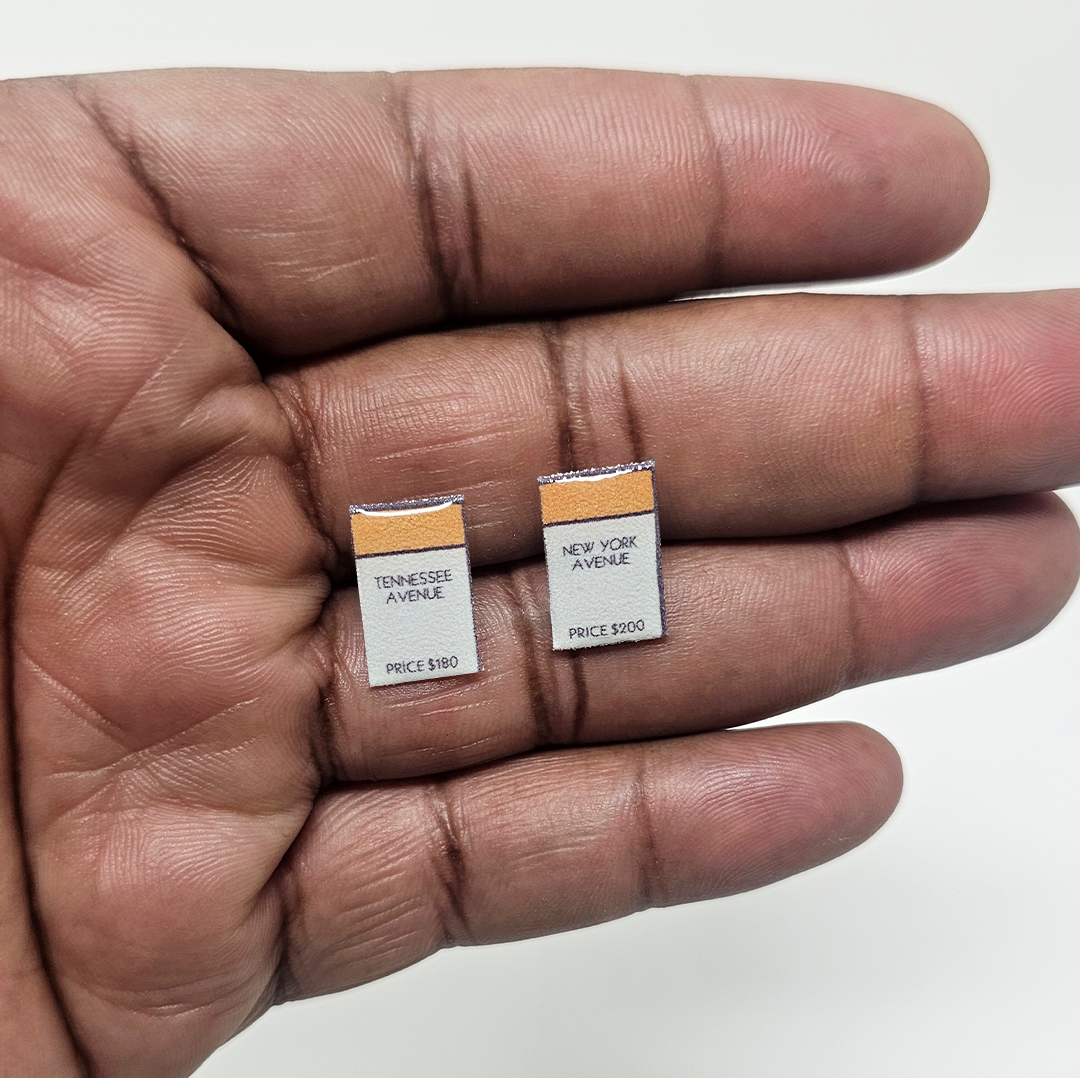 Property Card Earrings