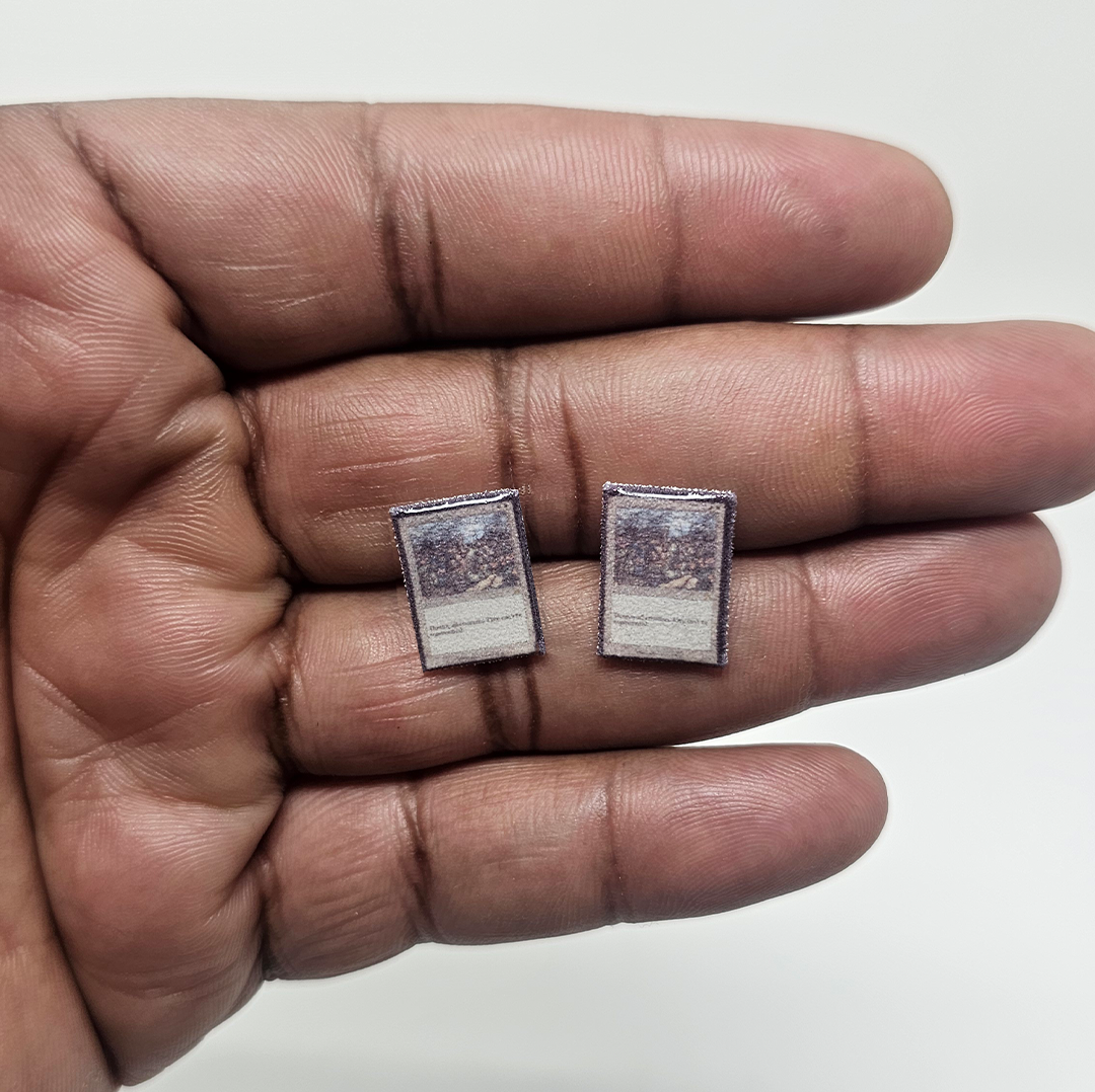 Magic Card  Earrings