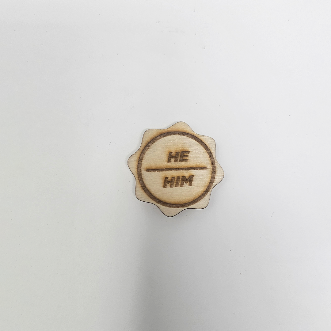 Pronoun Pin Set