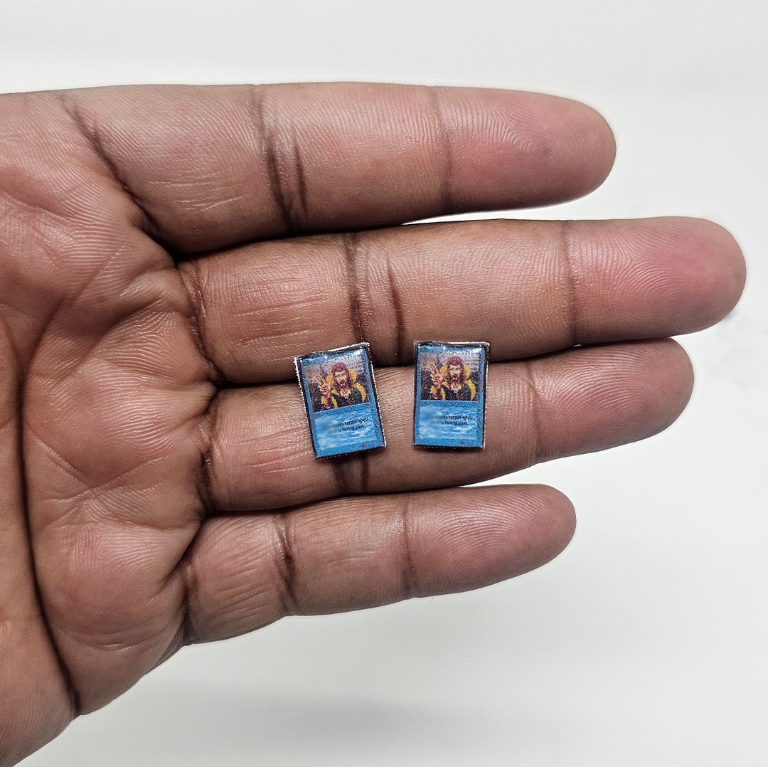 Magic Card  Earrings