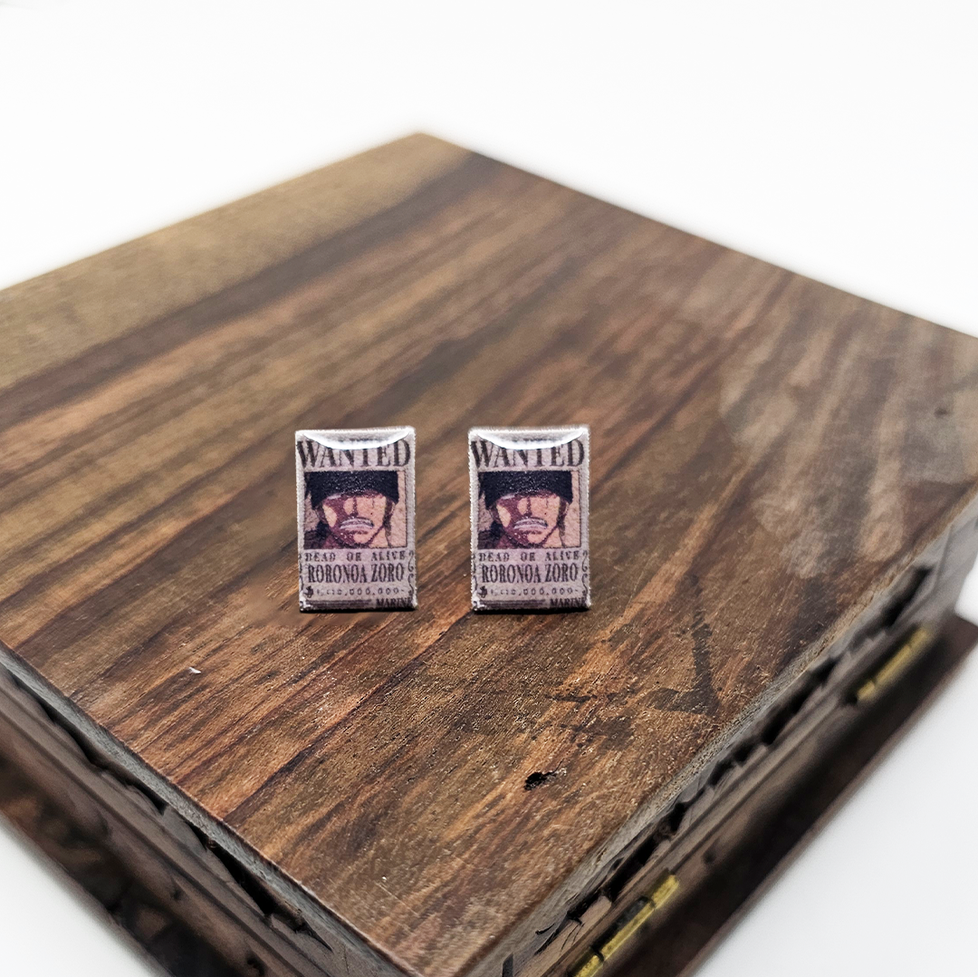 Pirate Poster Earrings