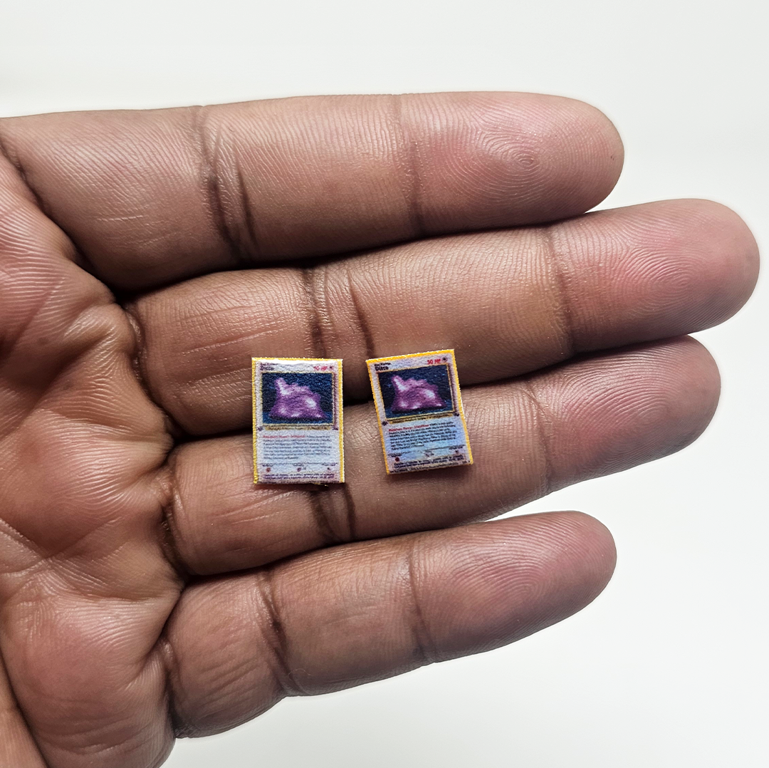 Pocket Monster Card Earrings