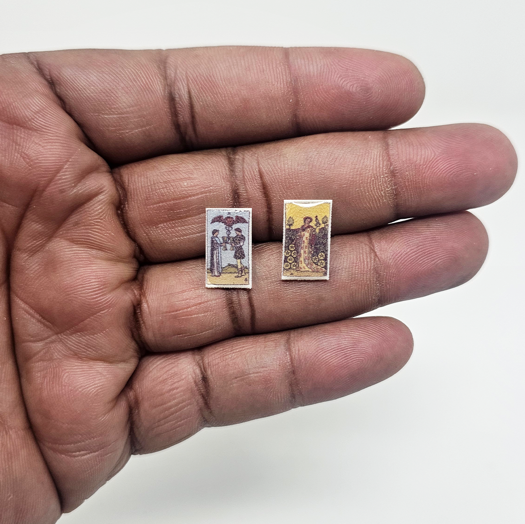 Tarrot Card  Earrings
