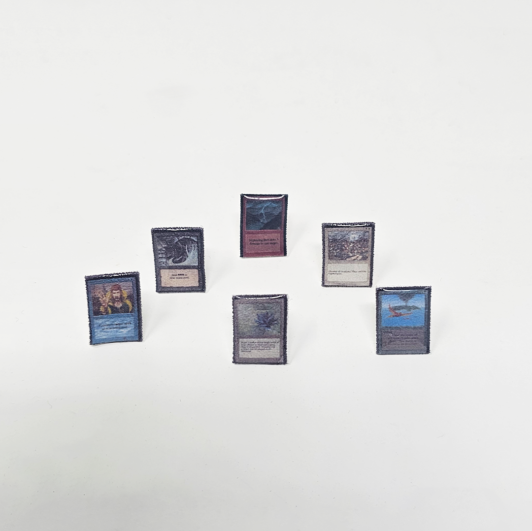 Magic Card  Earrings