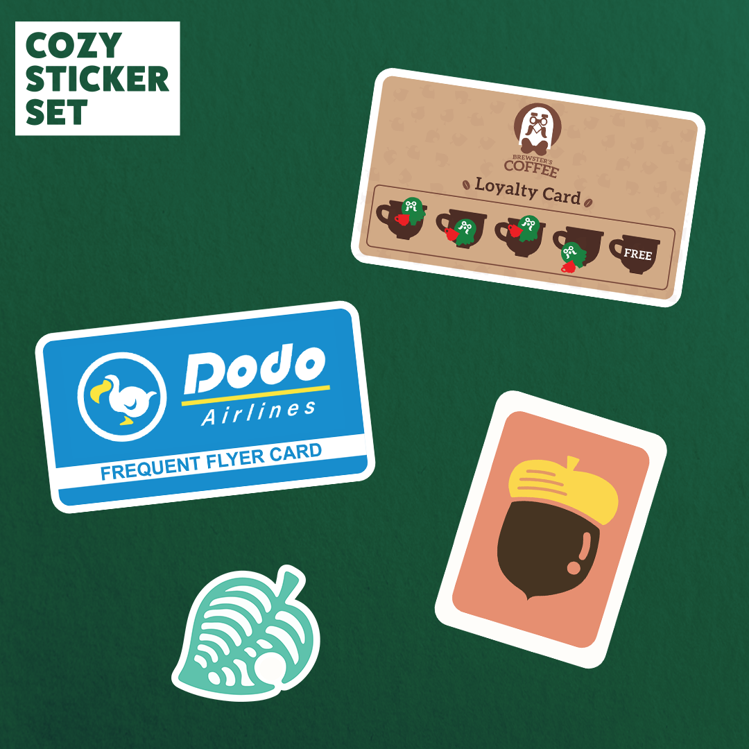 Cozy Sticker Set