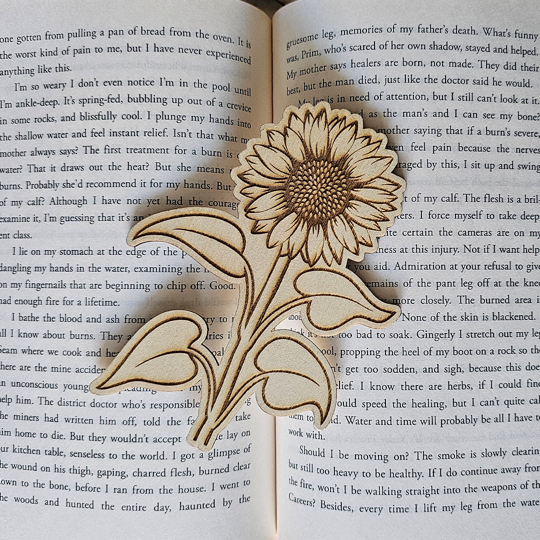 Flower Bookmarks (Wood)