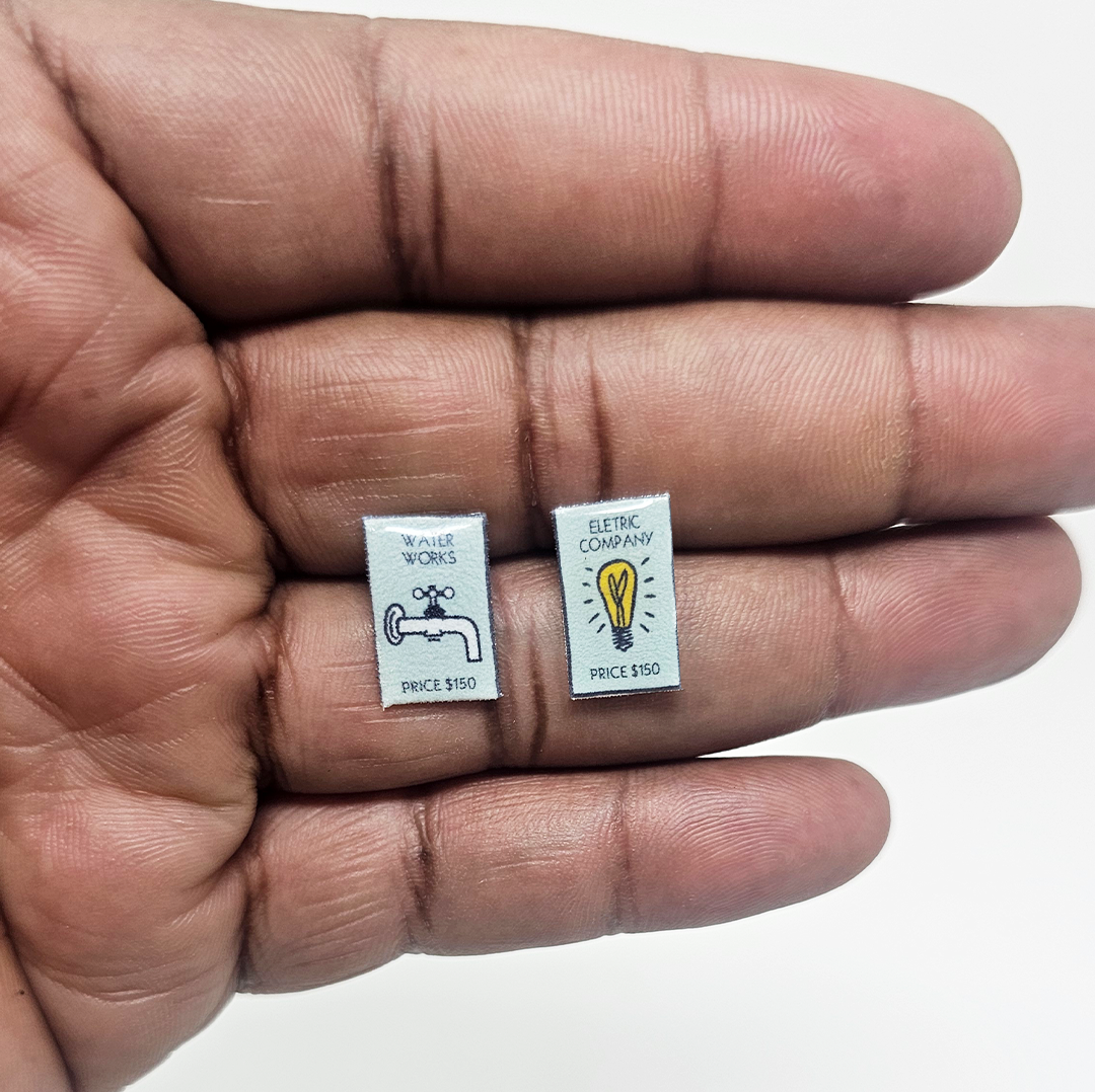 Property Card Earrings