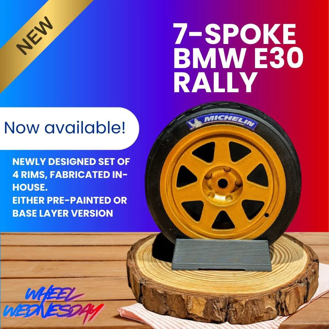 BMW E30 Rally 7-Spoke