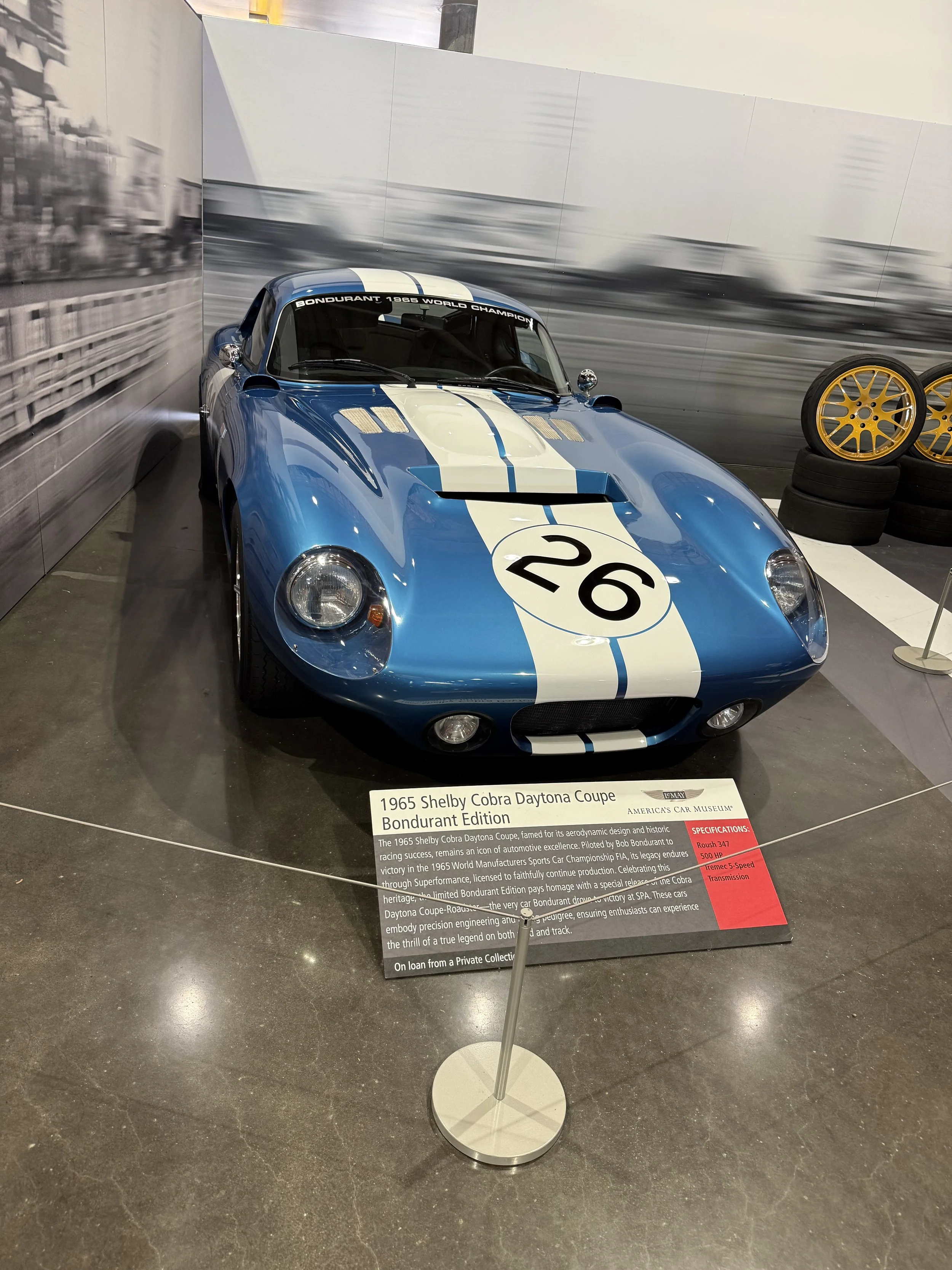 1965 Shelby Cobra Daytona Coupe Bondurant Edition