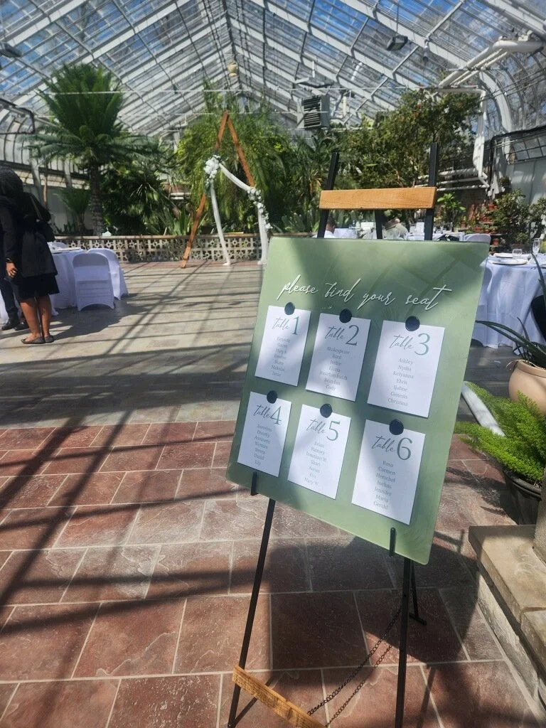 Seating Chart Cards