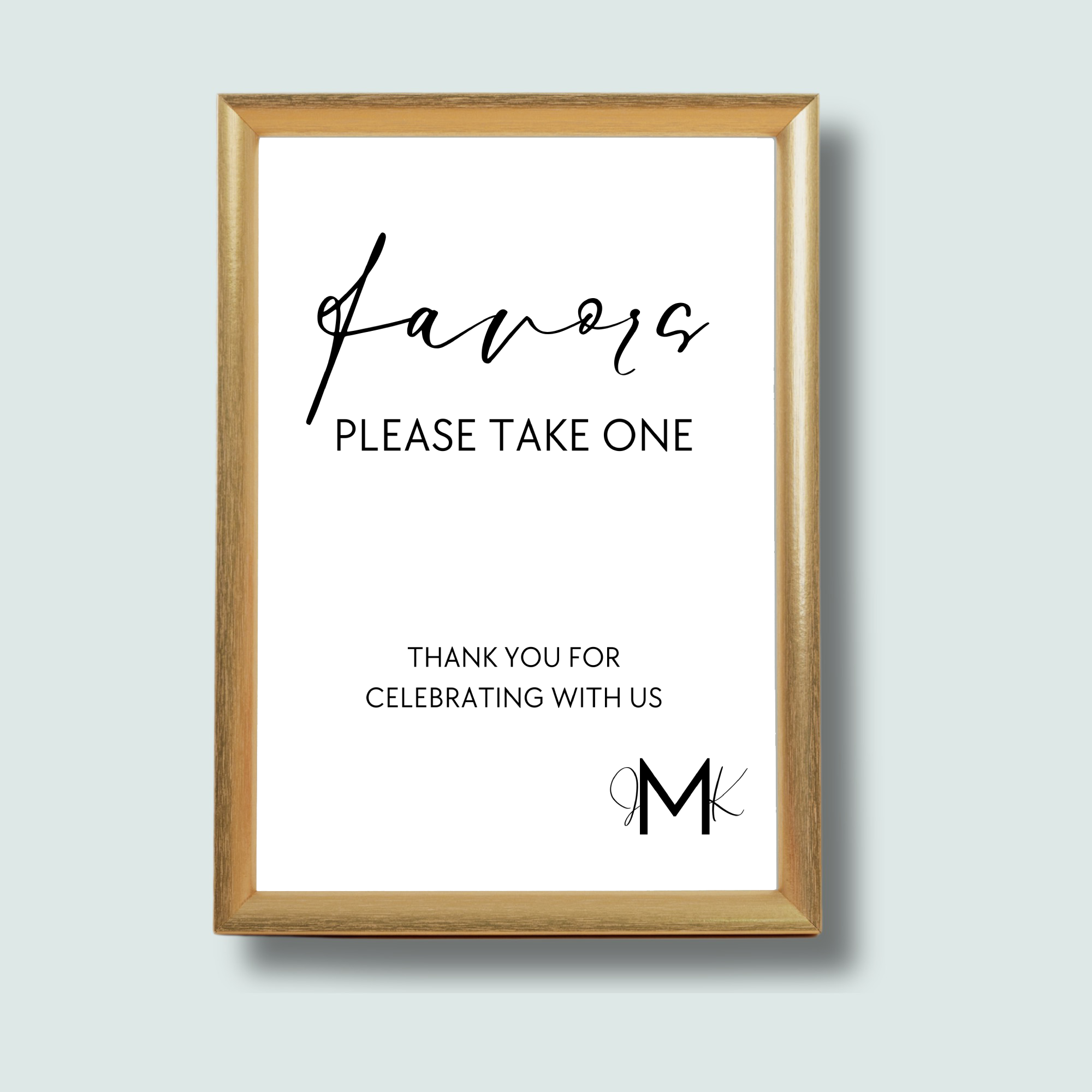 Favors (5" x 7" or 8" x 10")