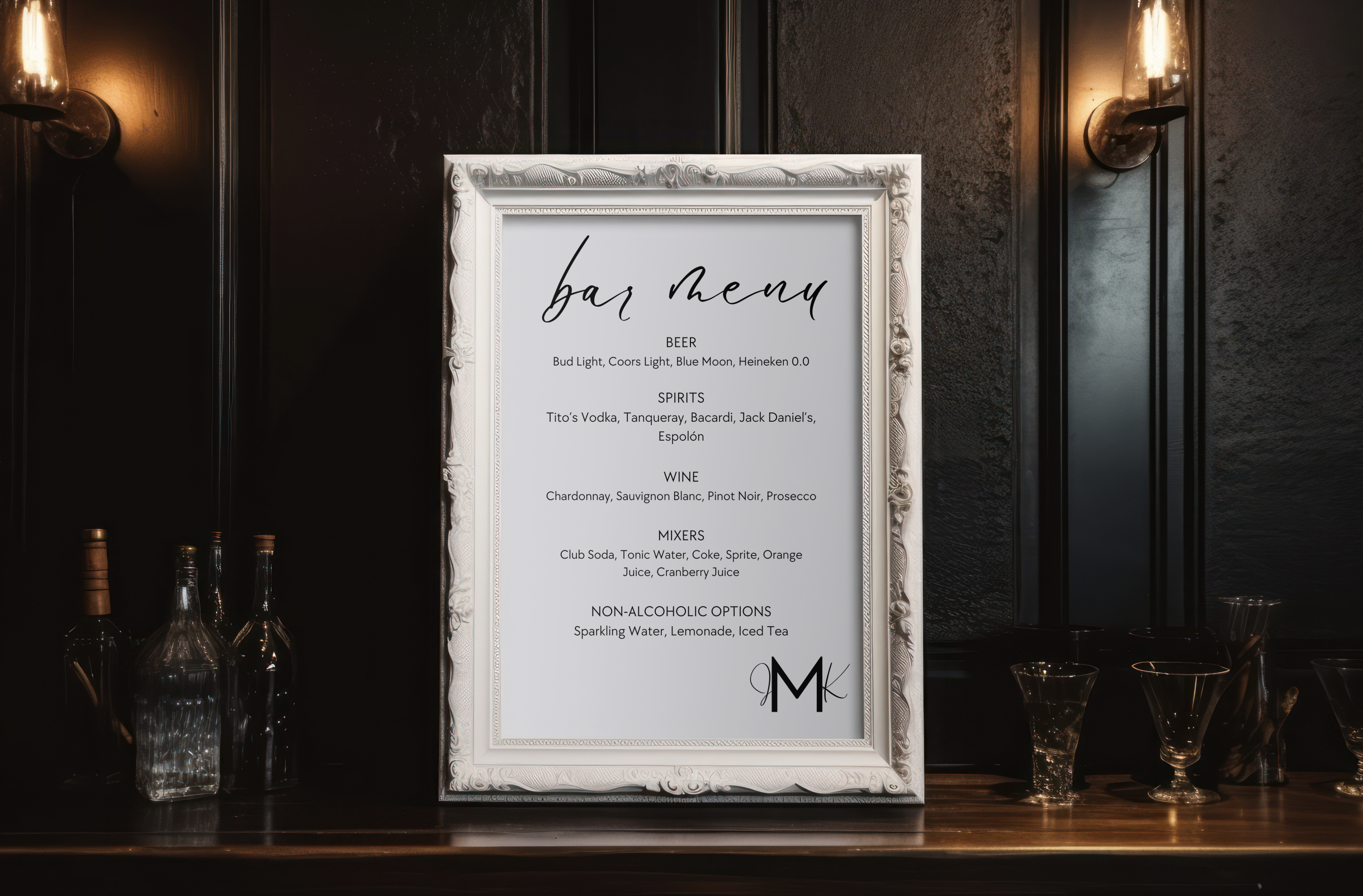 Bar Menu